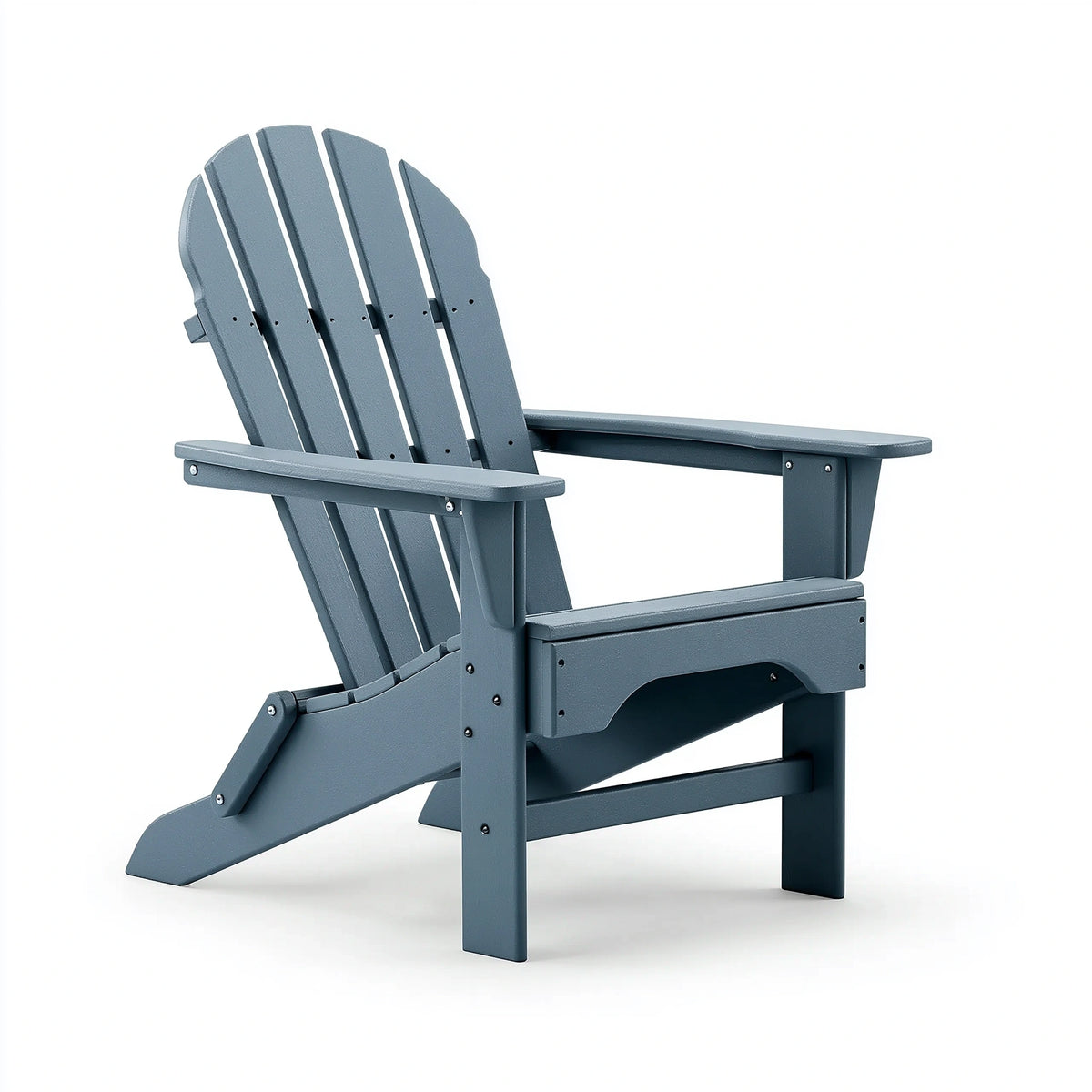 Adirondack Gartenstuhl 83 x 80 x 98 cm Kunststoff Blau klappbar